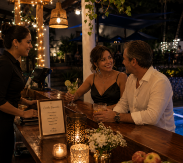 Corporate & Business Events Host a private business gathering, team retreat, networking event, or client celebration in a calm ocean-view setting just minutes from North Barranquilla. Food, drinks, bar service, and private space available.